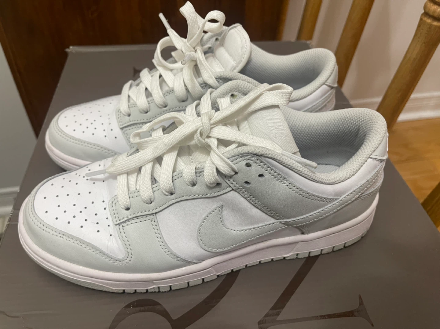 Nike Dunk Low Grey White - Women's 7.5 - photo 3