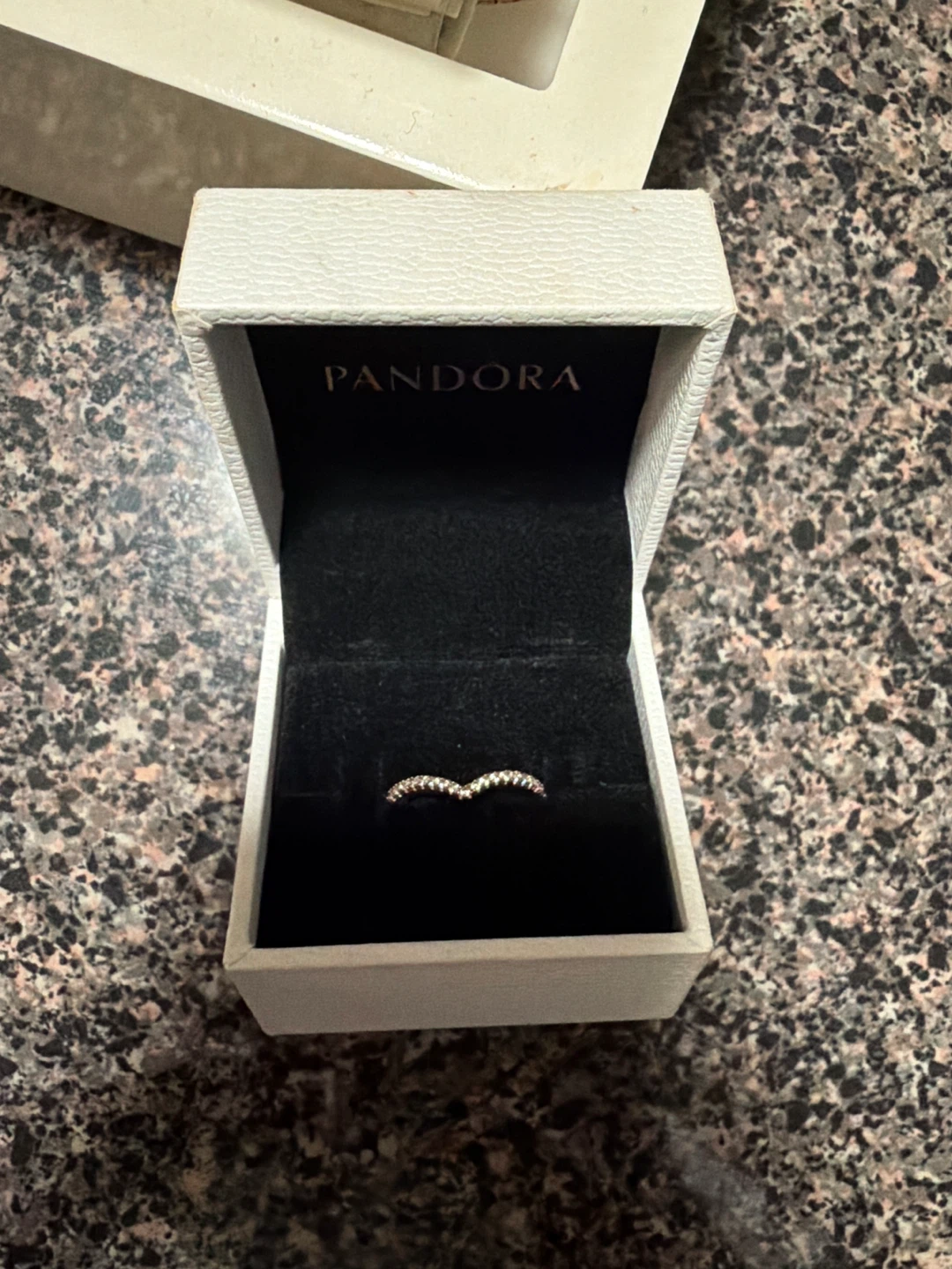 Pandora Sparkling Wishbone Ring - photo 3