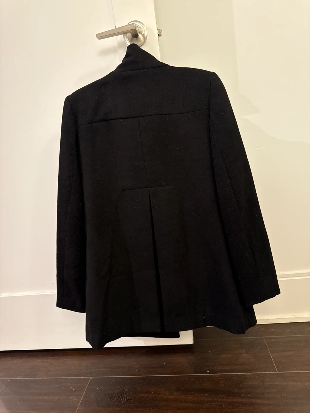 Mango Suit Black Wool Blend Coat - Size S - photo 2