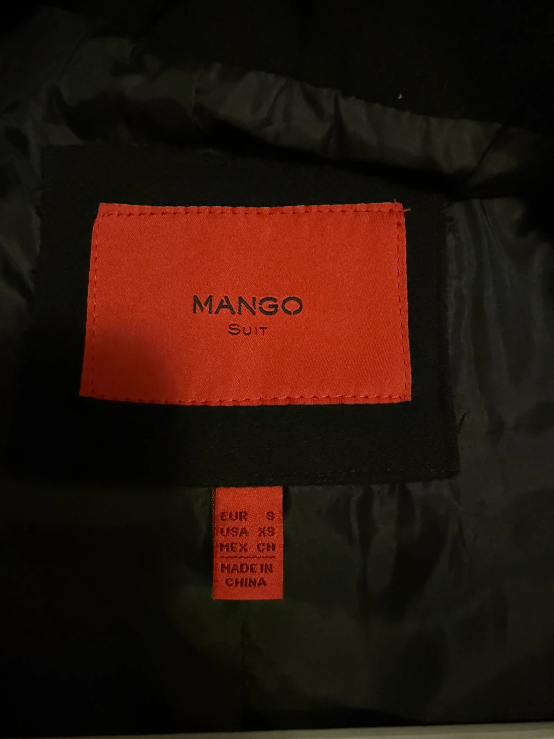 Mango Suit Black Wool Blend Coat - Size S - photo 4