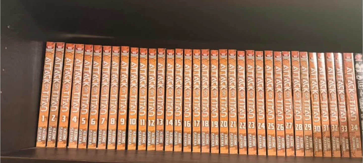 Attack on Titan Manga Set - Volumes 1-34