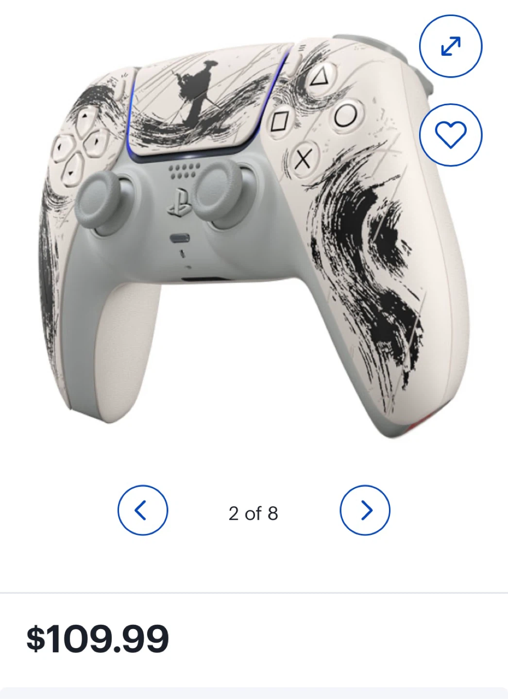 Sony PlayStation 5 DualSense Ghost of Tsushima Controller - photo 3