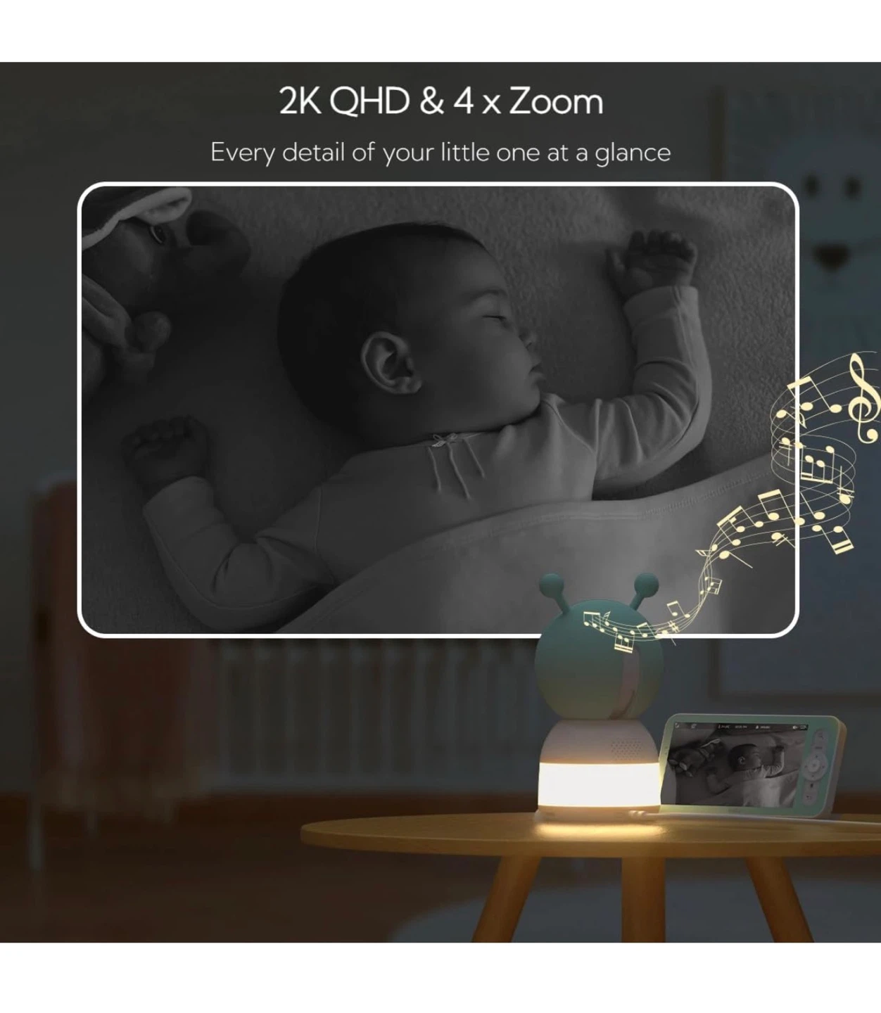 Boifun Baby 6T Baby Monitor - Like New! - photo 4