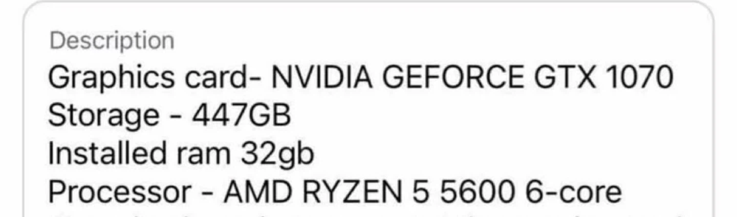 Custom Gaming PC - NVIDIA GTX 1070, Ryzen 5 5600 - photo 2