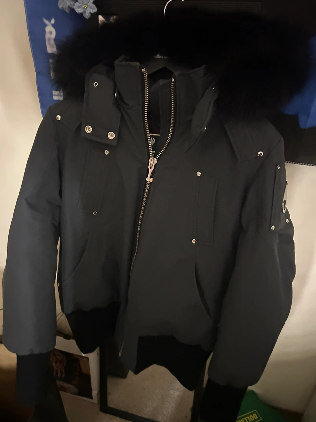 Moose Knuckles Down Filled  Bomber Jacket