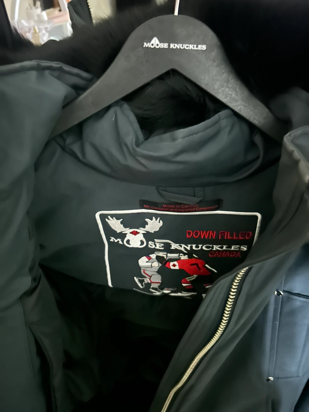 Moose Knuckles Down Filled  Bomber Jacket - photo 4