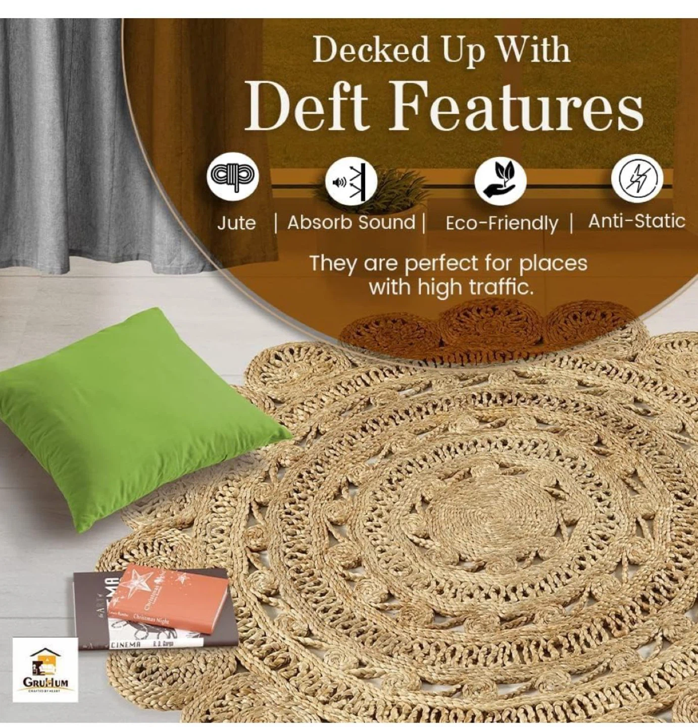 Grubhum Round Jute Rug - photo 3
