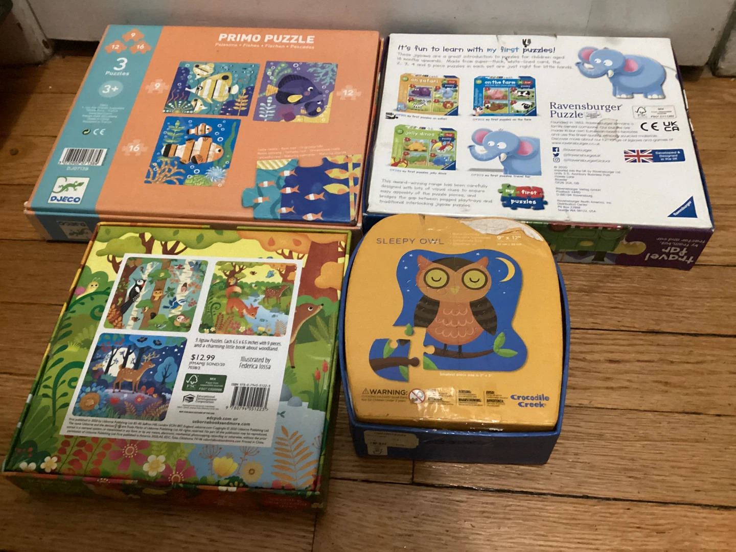 11 Kids Puzzles: Ravensburger, Djeco, Crocodile Creek - photo 3