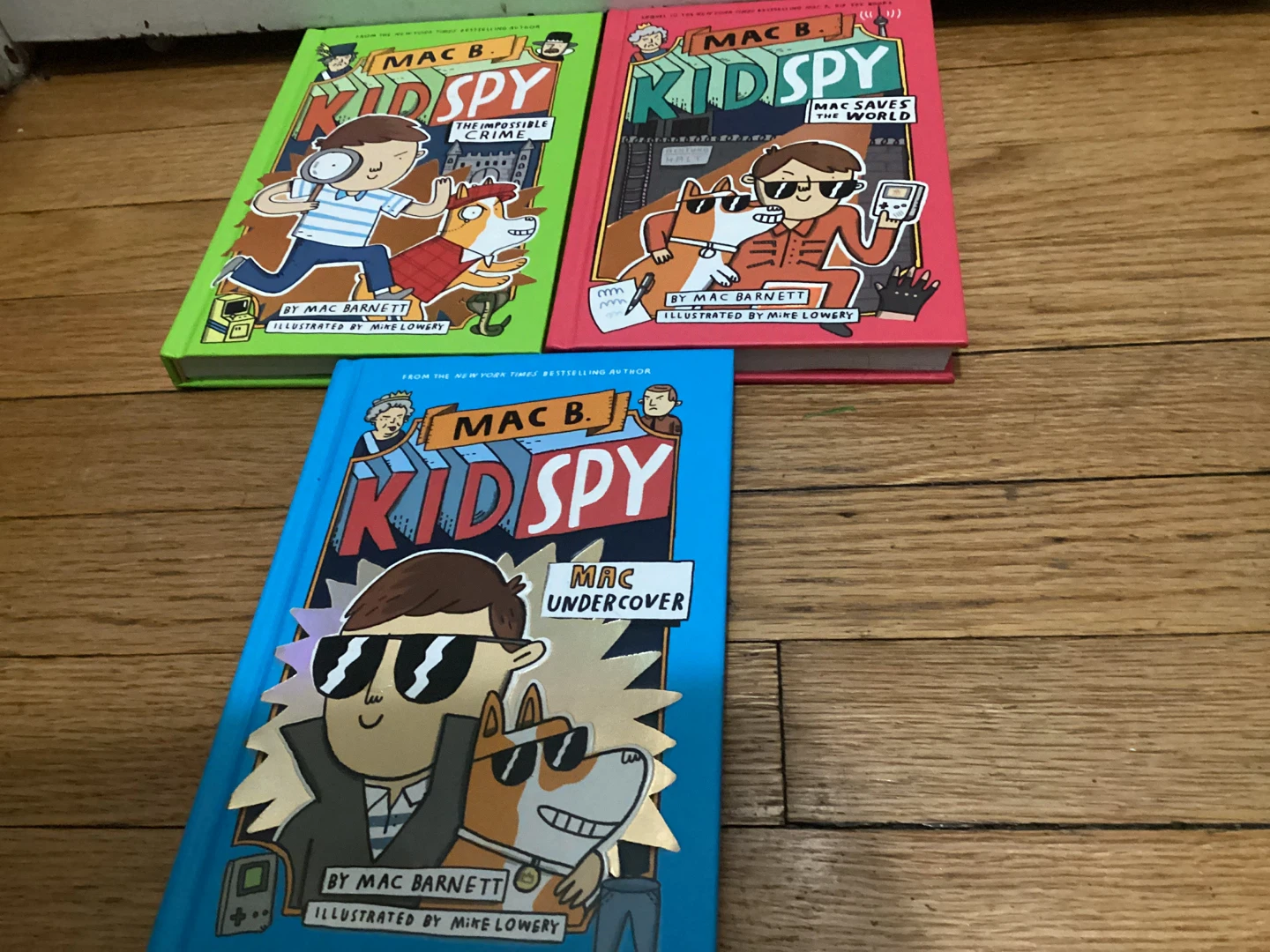 Like new Mac B. Kid Spy Book Set of 3 books