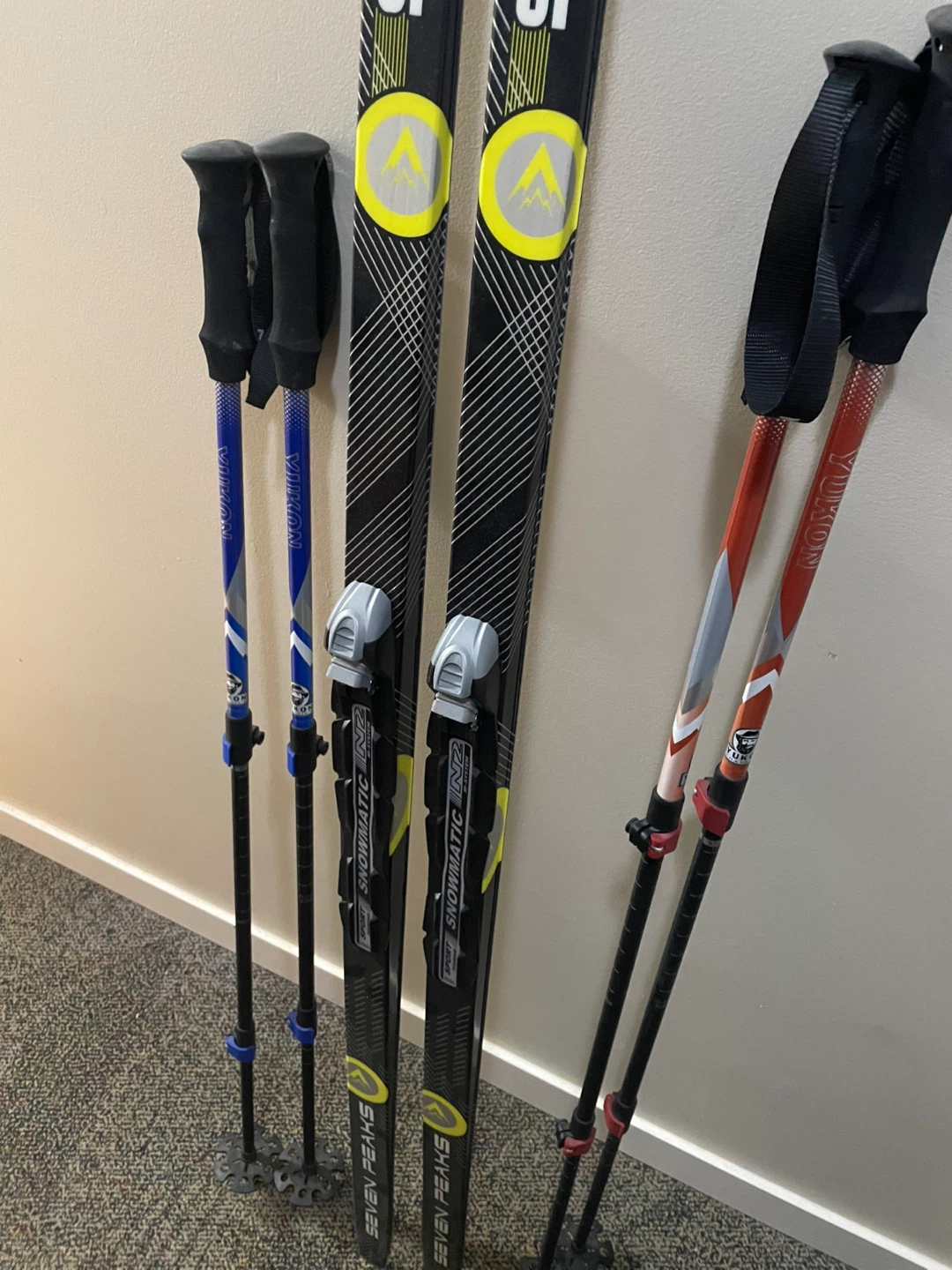 Seven Peaks Snowmatic N2 Cross Country Skis & Poles - photo 3