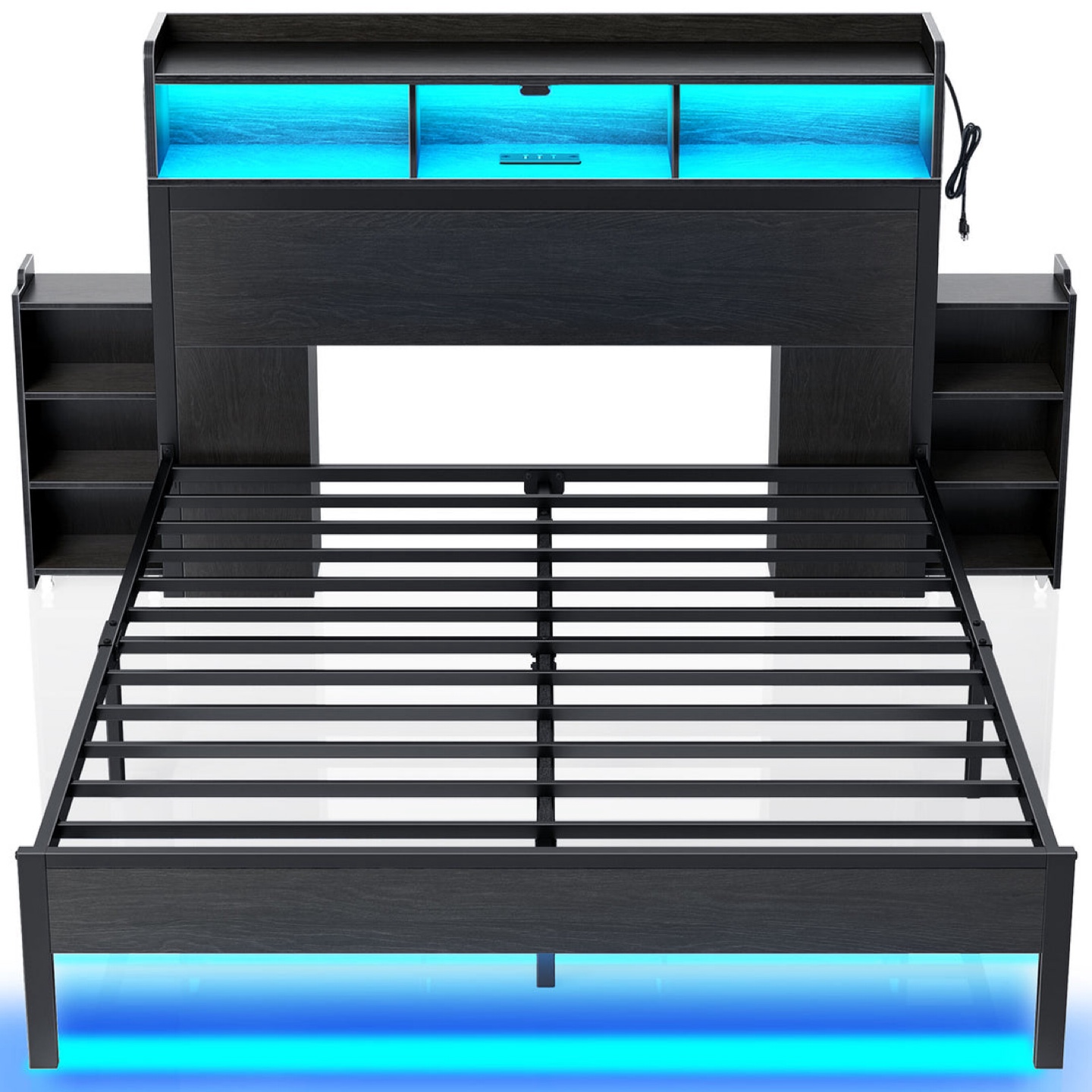 Bedtime Wheeled Storage Cabinet Bed Frame