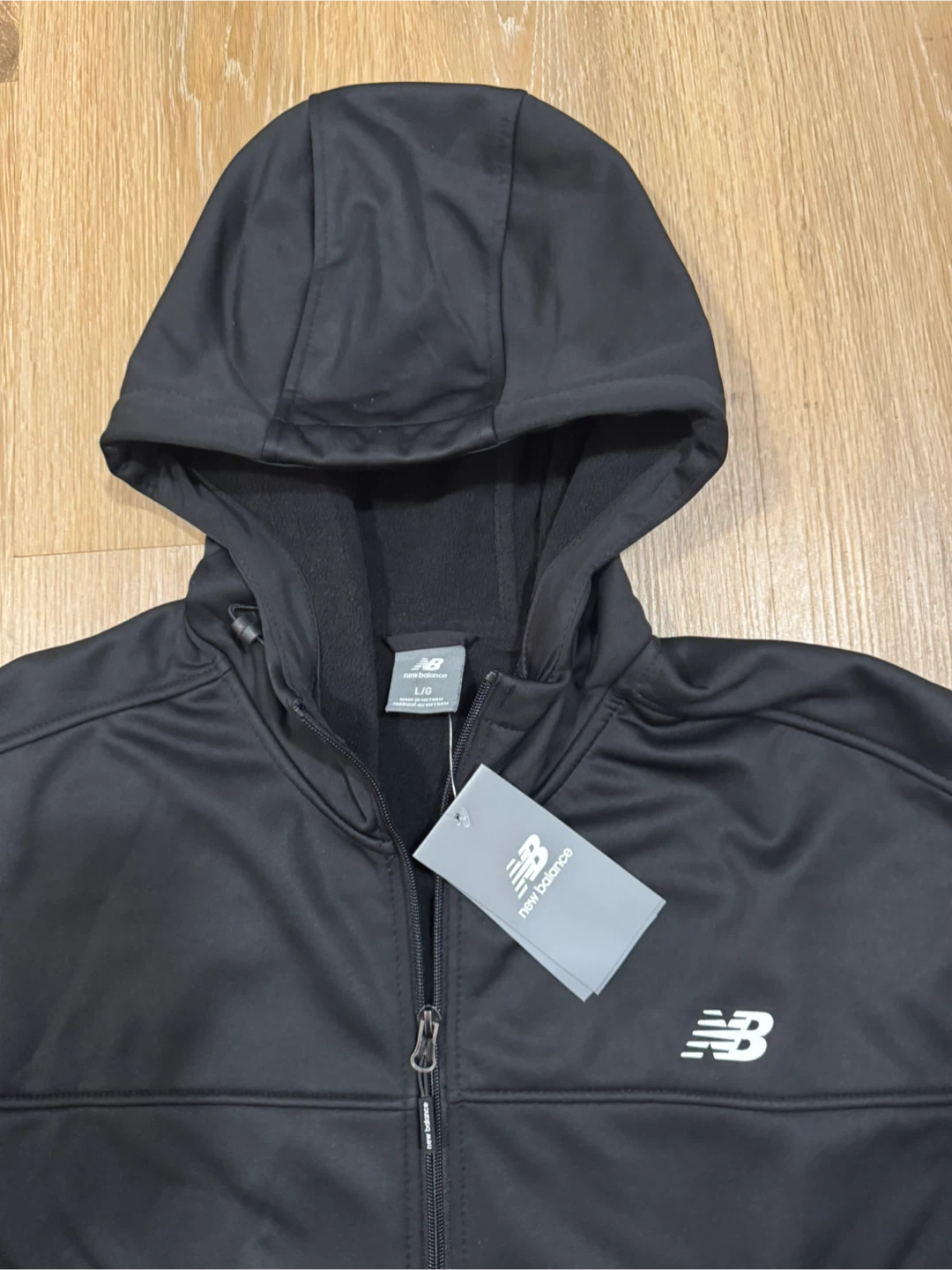 New Balance Men’s Black Athletic Woven Jacket Size Large - photo 2