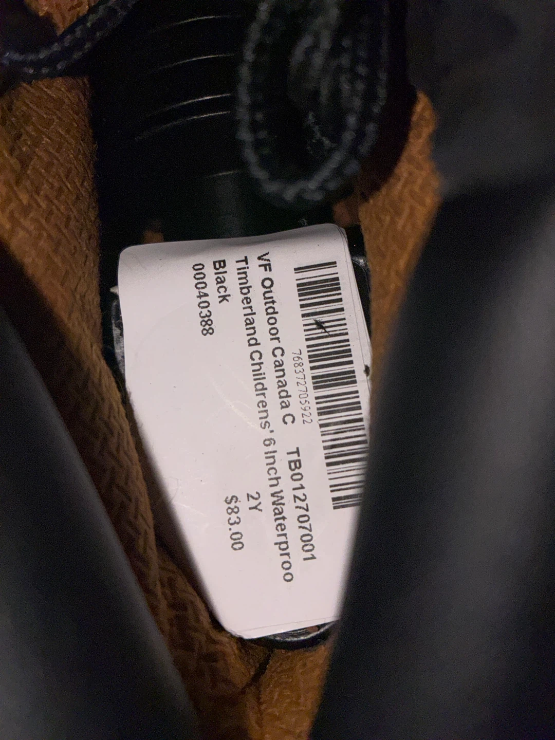 Timberland Premium 6" Waterproof Boot - Youth Size 2 - photo 2