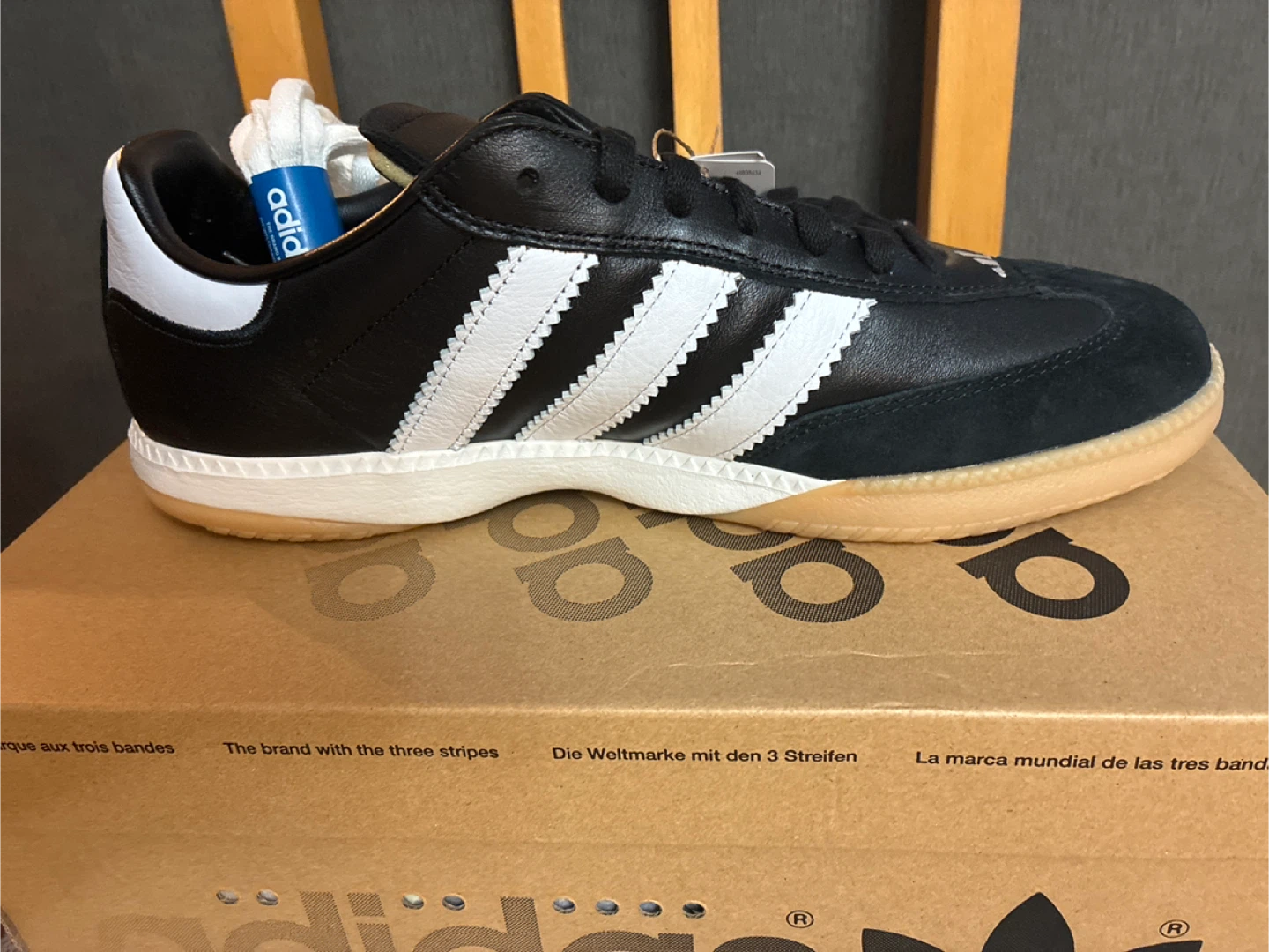 New Adidas Samba MN Black/White - photo 3