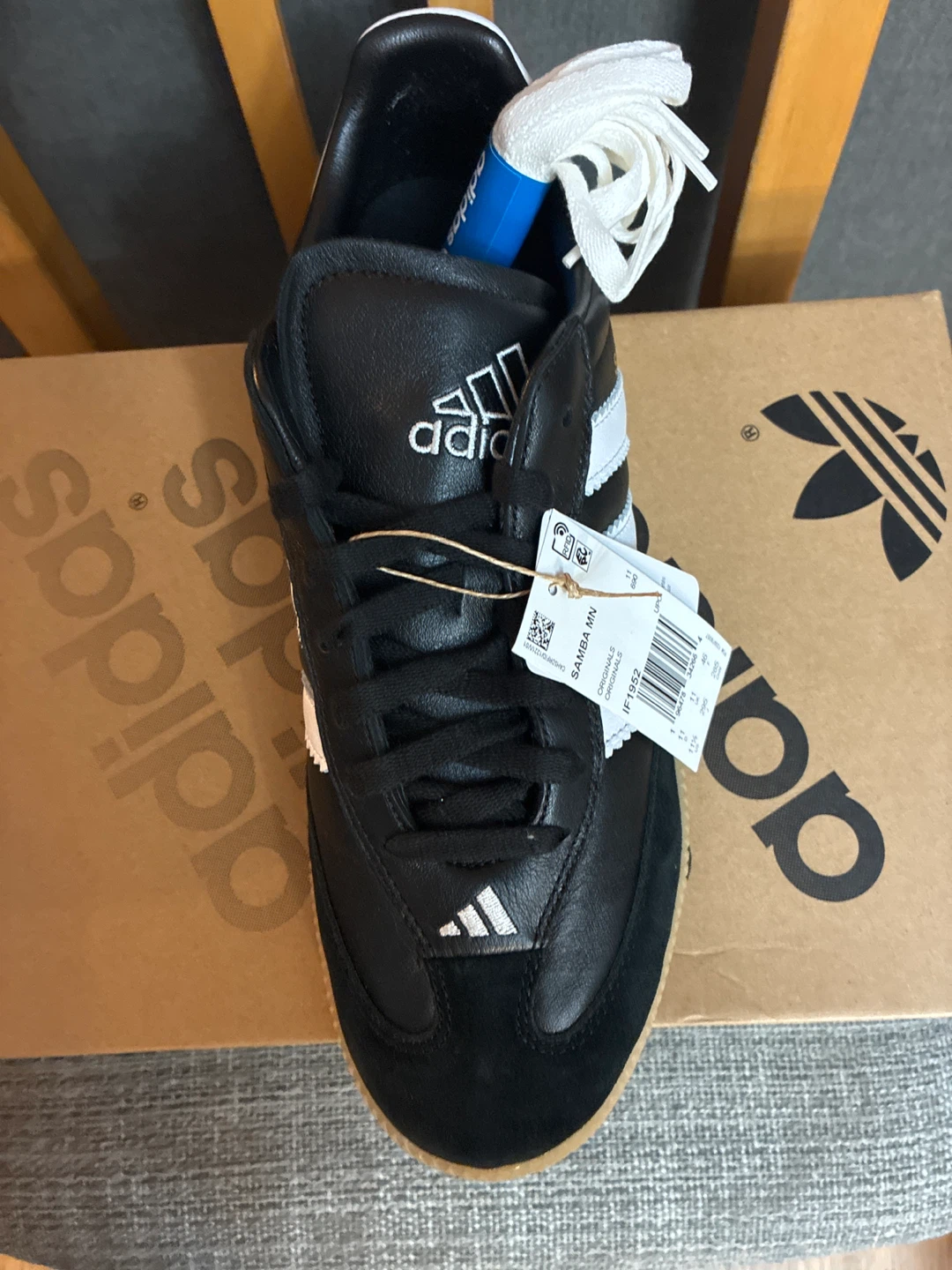 New Adidas Samba MN Black/White - photo 2
