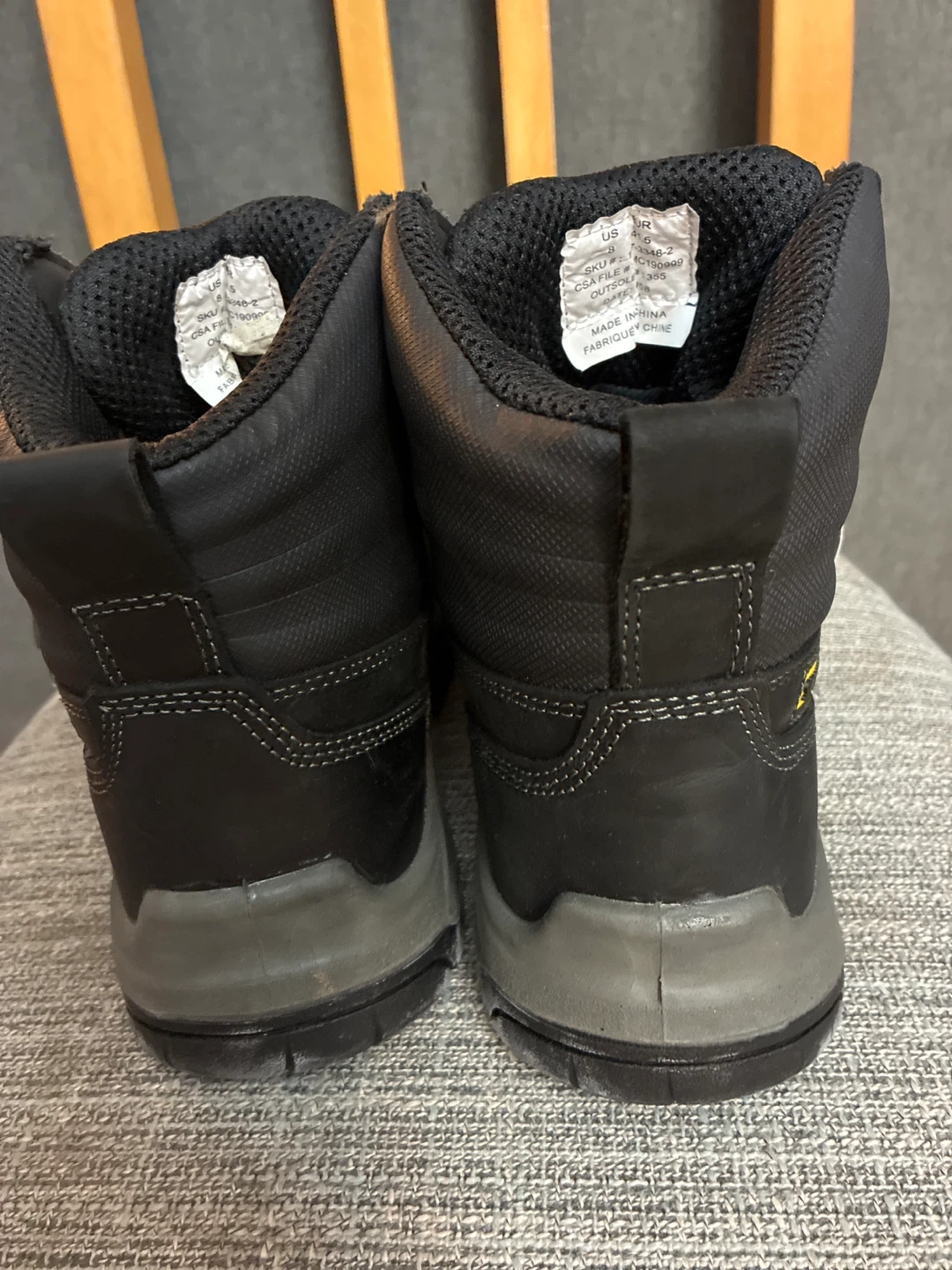 Stanley Black CSA Boots - Men's Size 8 - photo 5