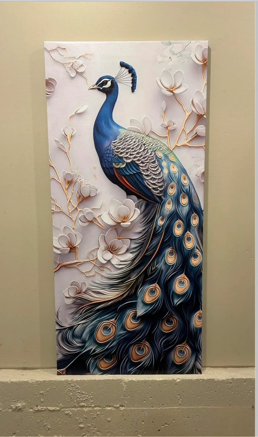 Peacock Canvas Wall Art