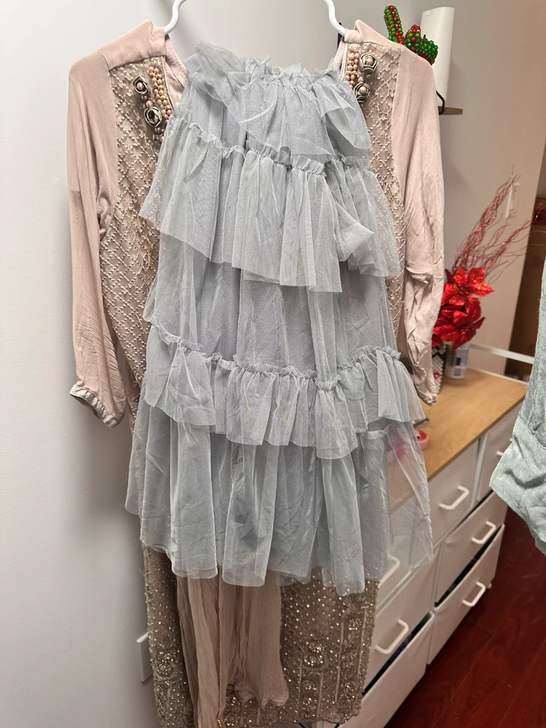 Grey Layered Dress - photo 3
