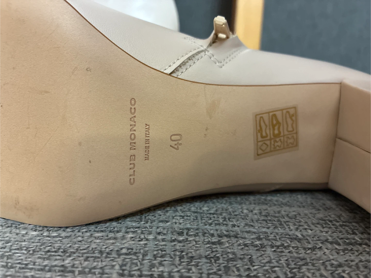Club Monaco Leather Heeled Booties - Size 40 - photo 4