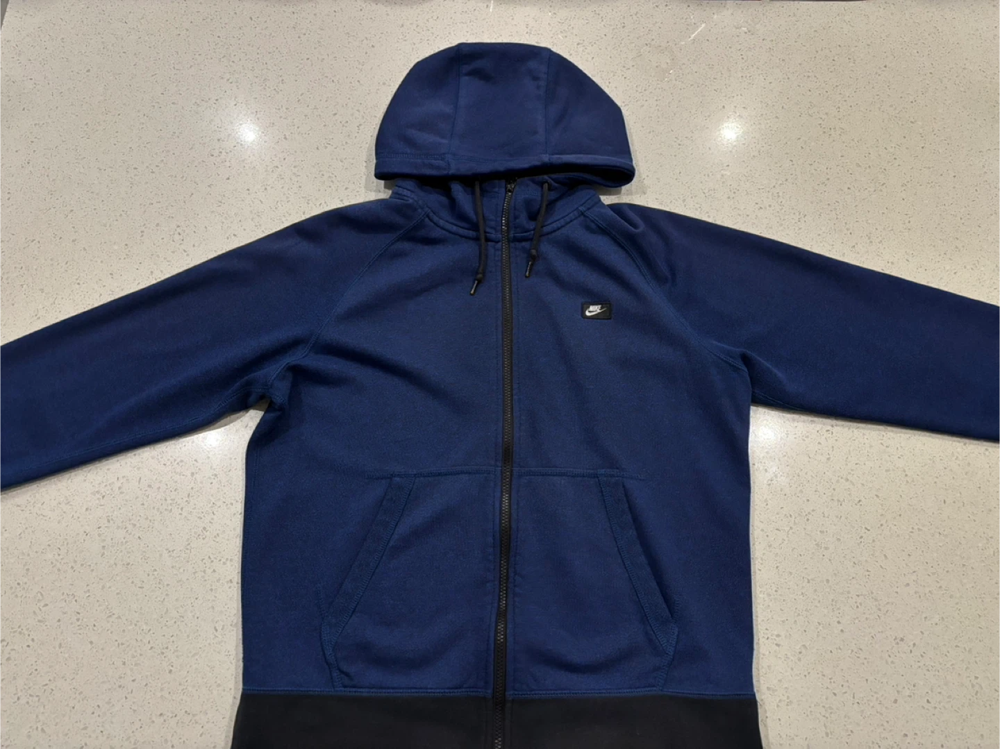 Nike full-zip hoodie (blue)