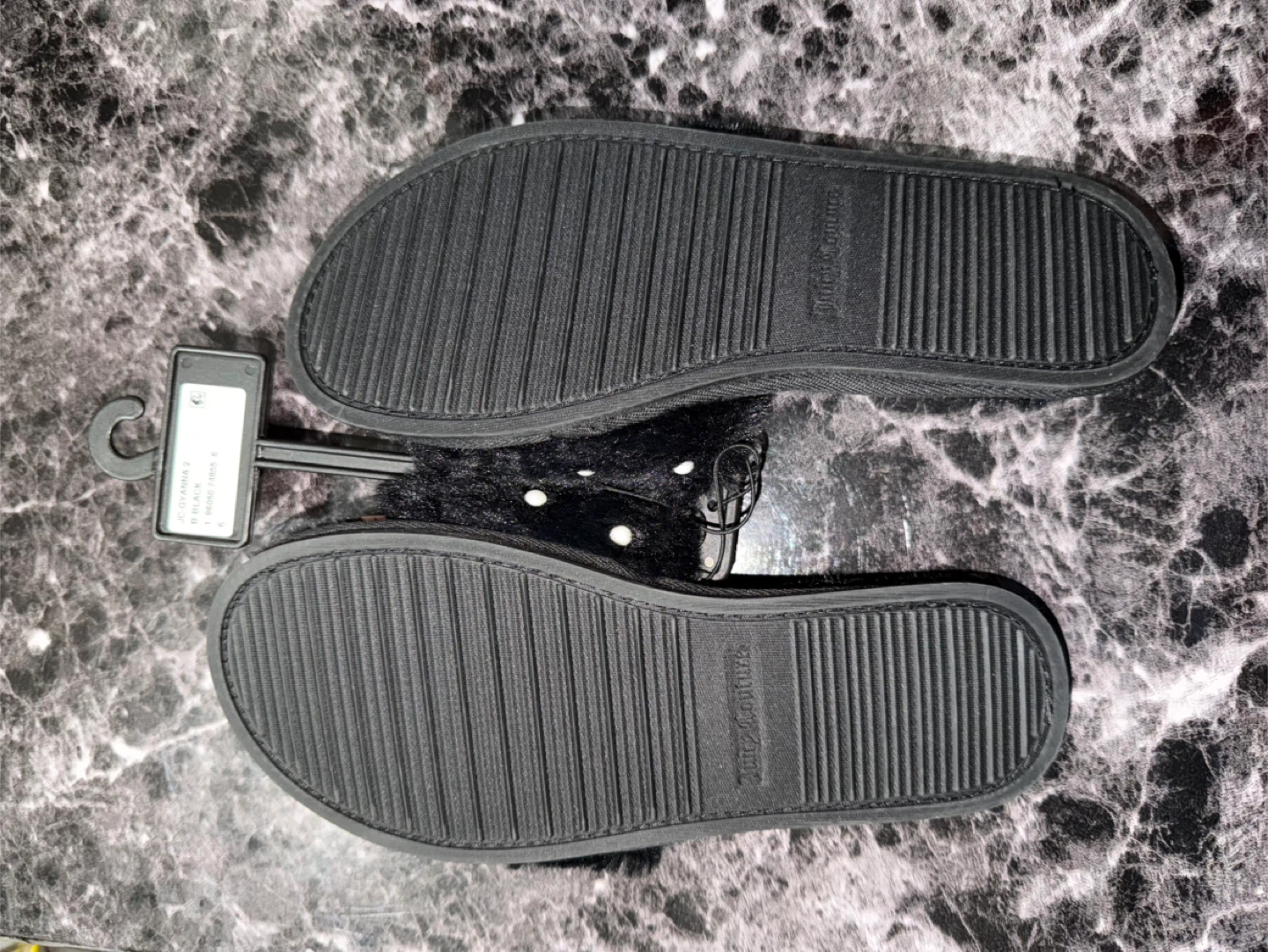 Juicy Couture Black Slippers Size 6M - New! - photo 2