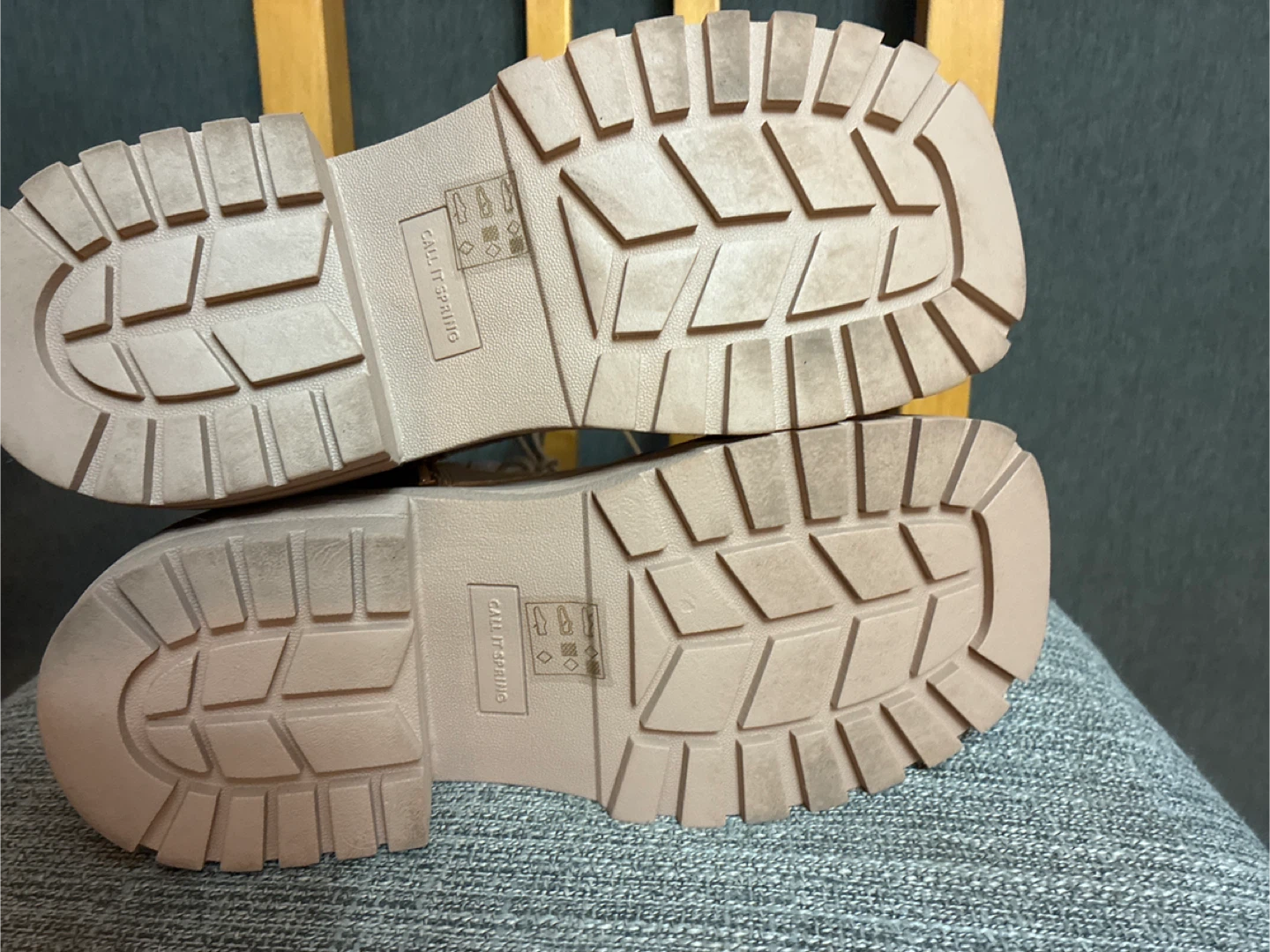Call It Spring Beige Combat Boots - photo 4