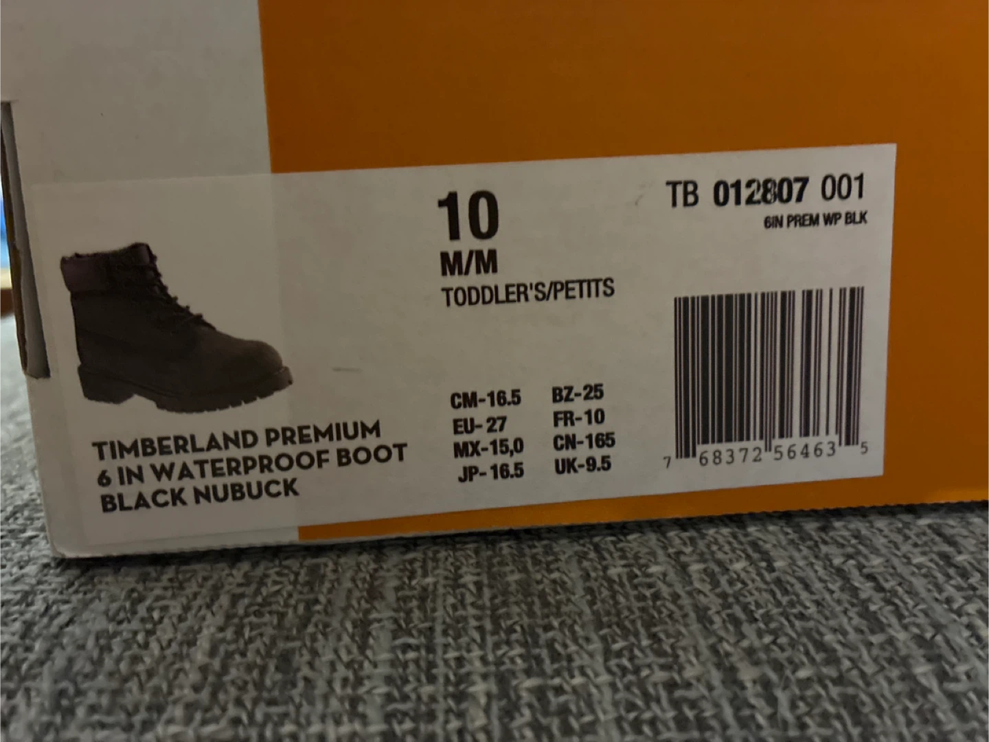 Timberland Premium 6-Inch Waterproof Boots - Size 10 Toddler - photo 5