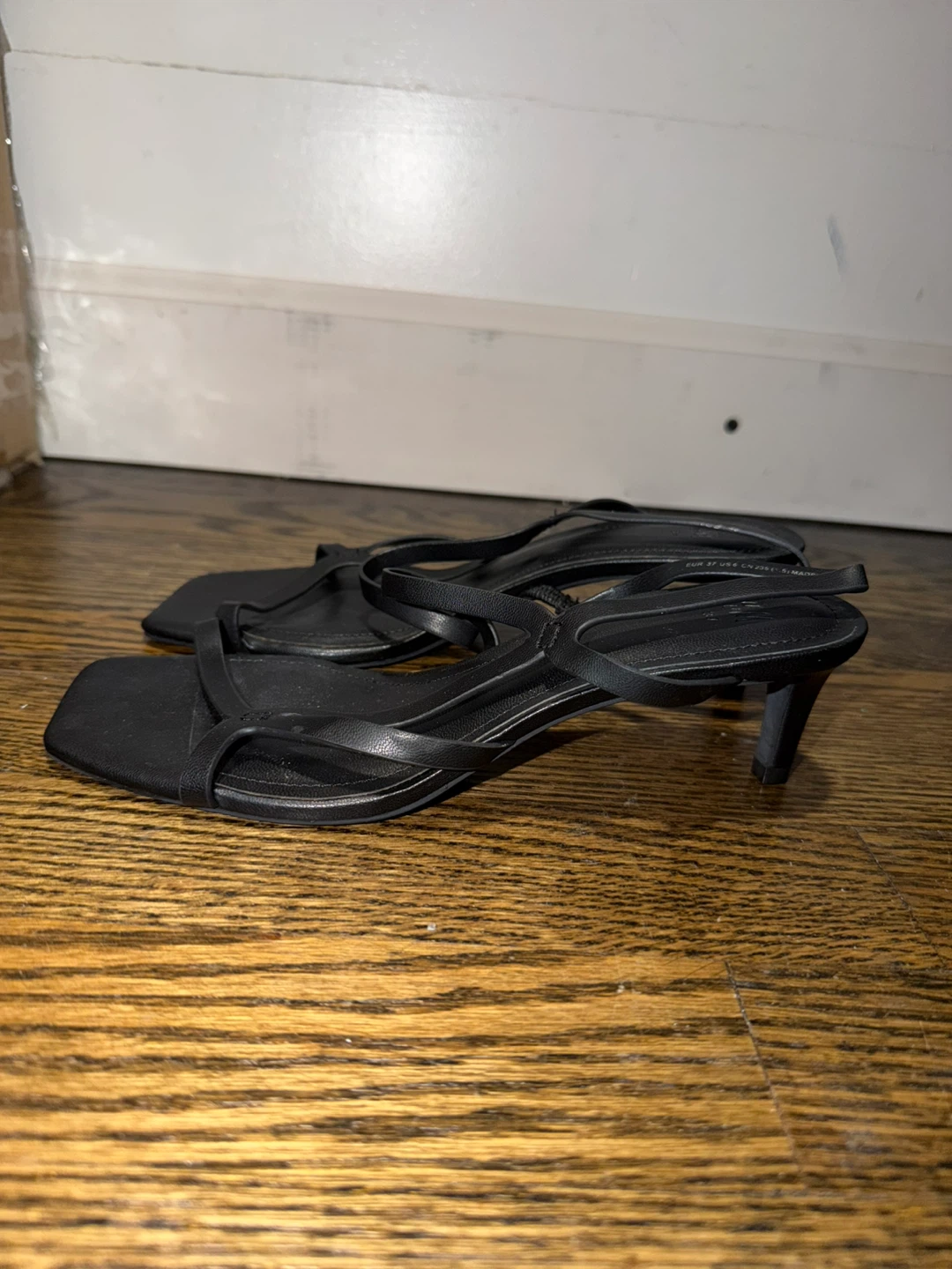 H&M Black Heeled Sandals - Size 37 - photo 2