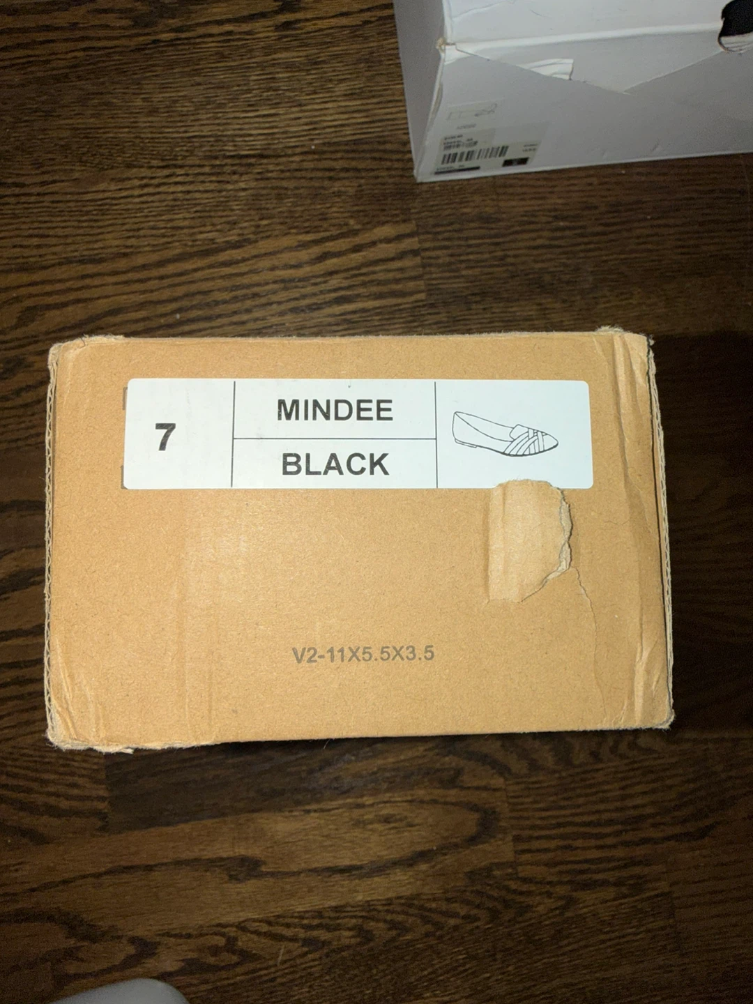 Journee Collection Mindee Black Flats - Size 7 - photo 5