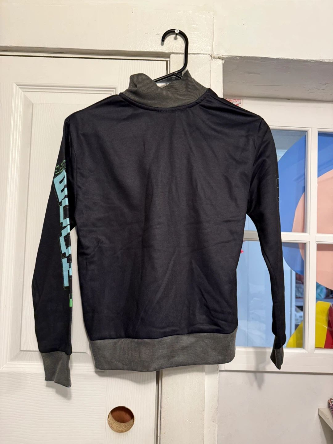 Minecraft Creeper Quarter Zip Youth Size 10/12 - photo 2