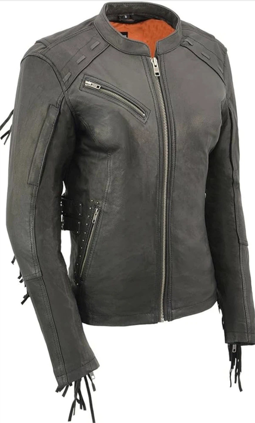 Brand New Harley Milwaukee leather jacket Women 5XL