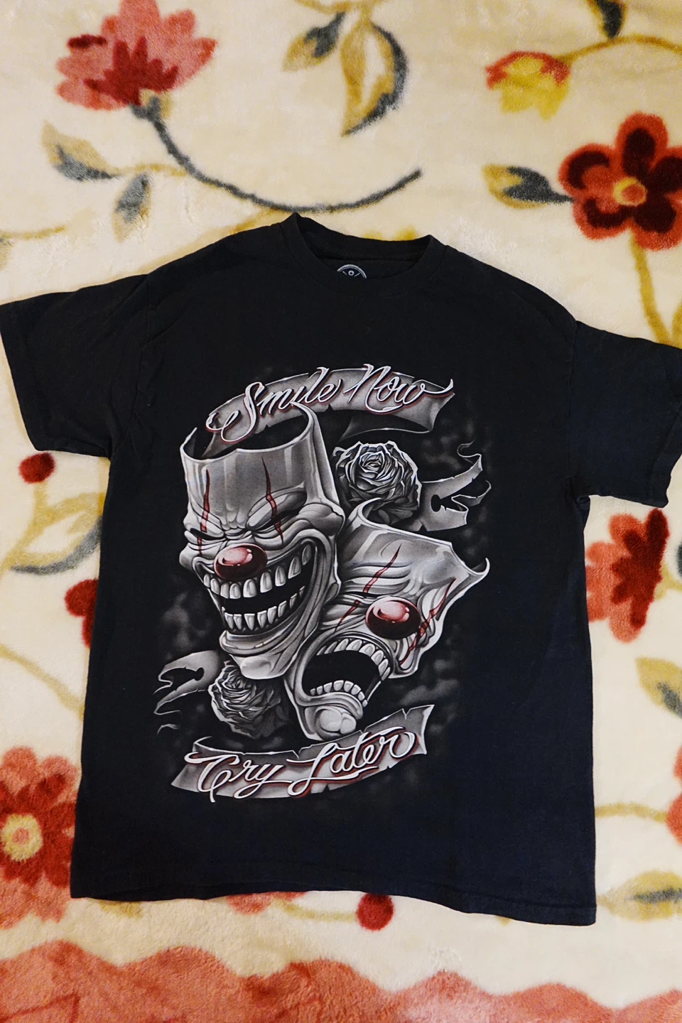 Smile Now Cry Later Black T-Shirt