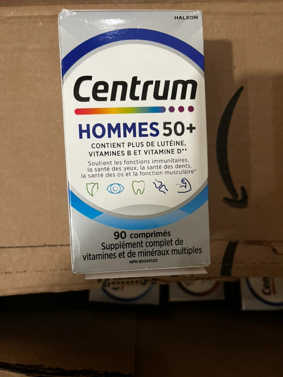 Centrum Hommes 50+ - 90 Tablets