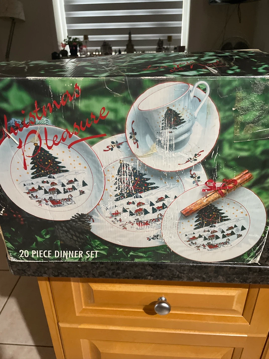 Joie de Noel Christmas Pleasure 20 Piece Dinner Set - photo 2