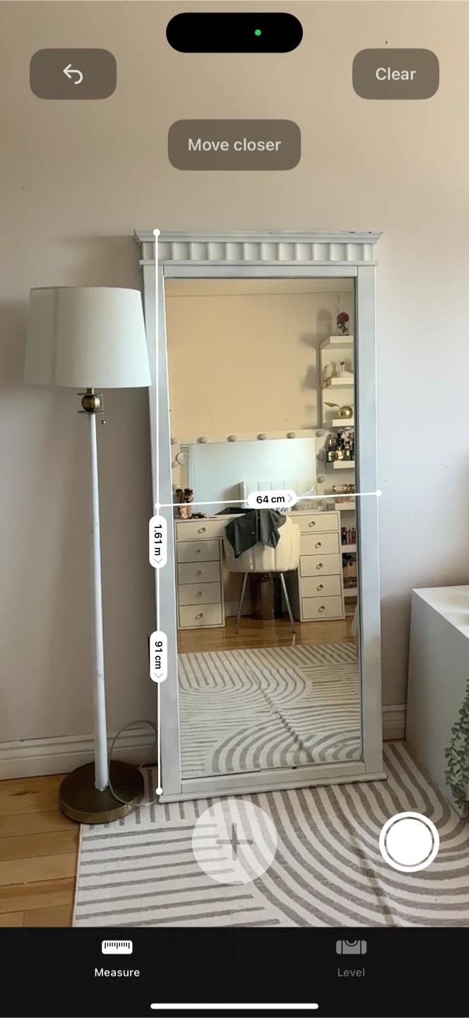 Full Length White Mirror - photo 2