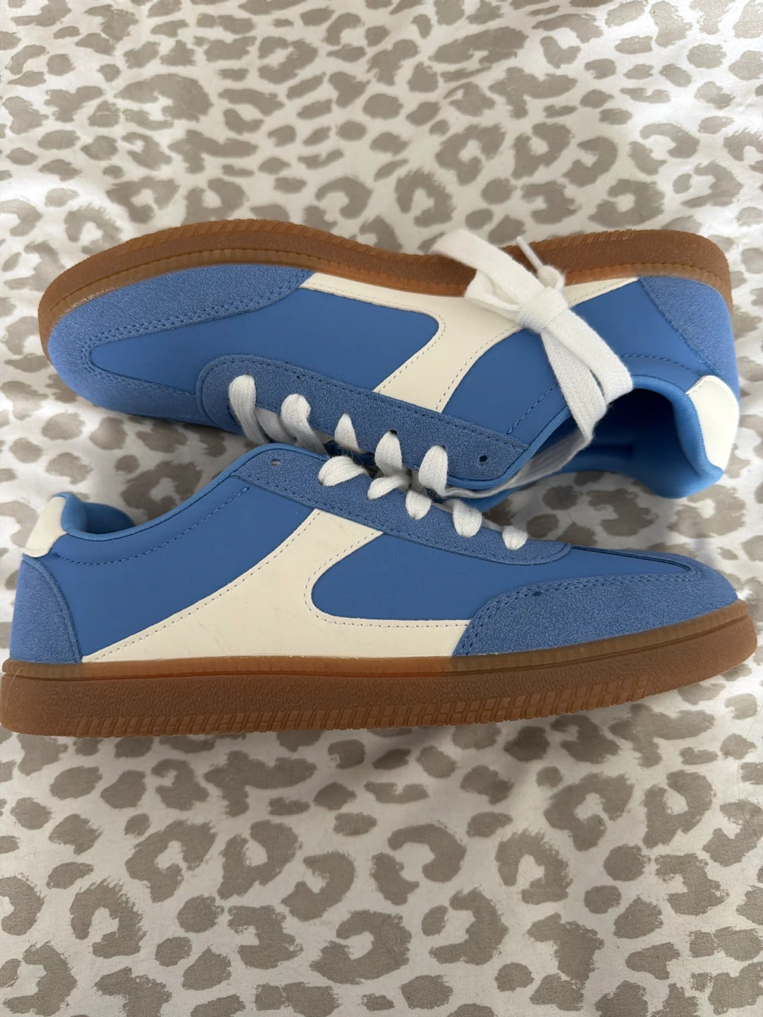 Blue & White Sneakers