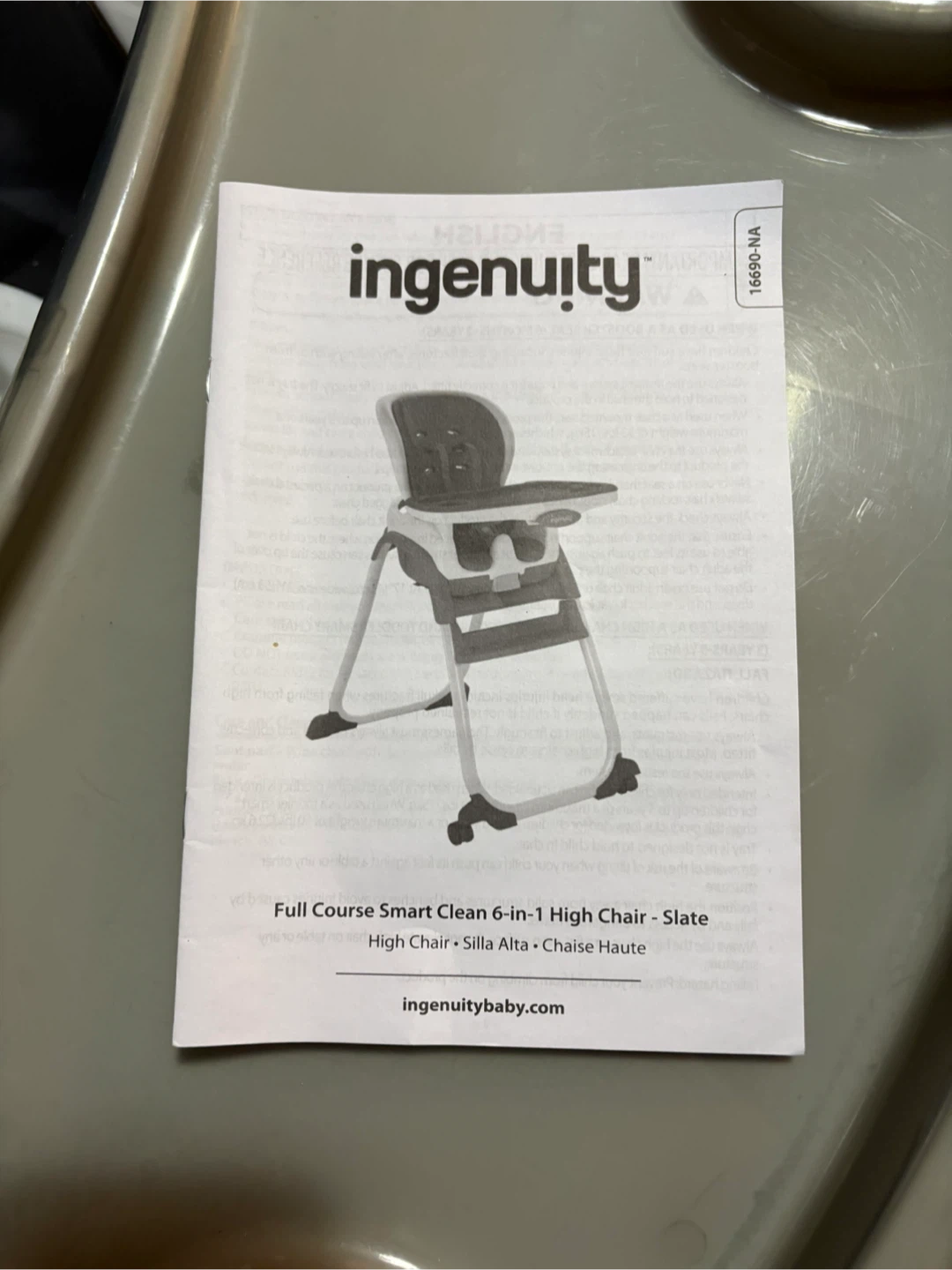 Ingenuity Full Course Smart Clean 6-in-1 High Chair - photo 3