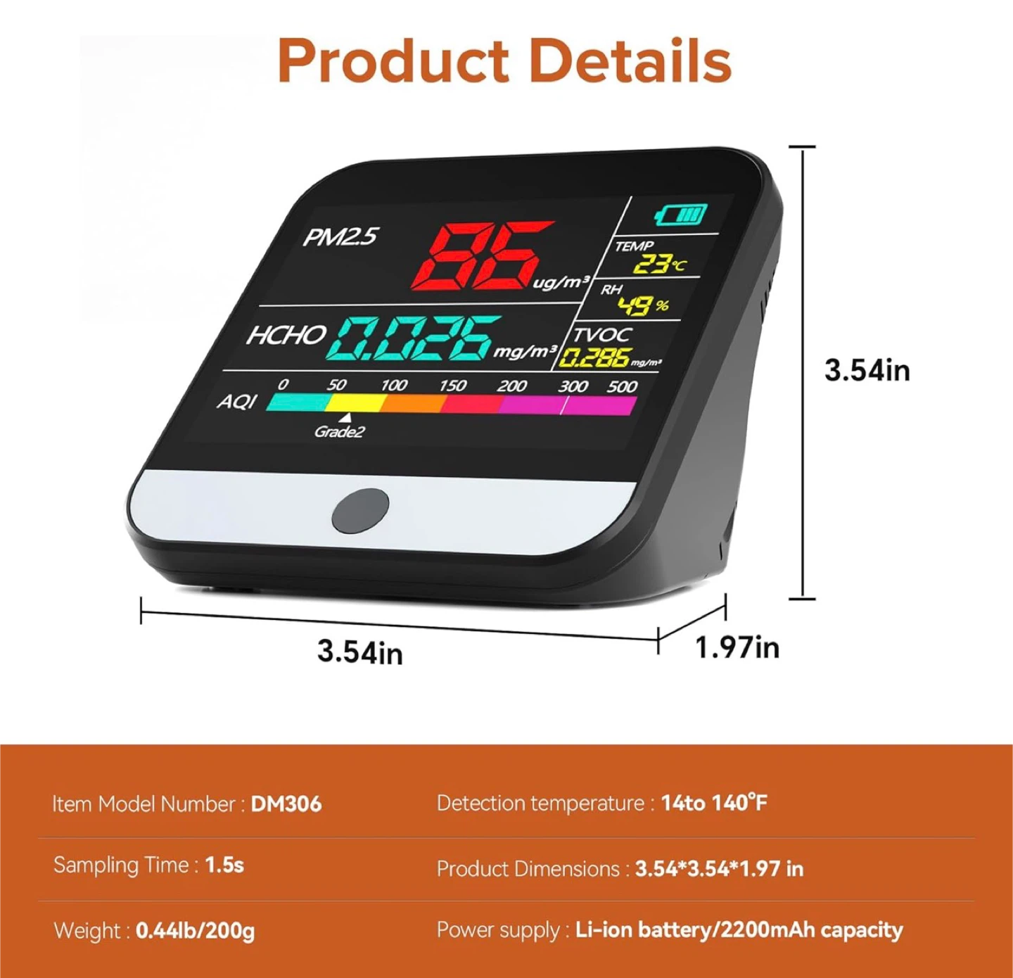 Air Quality Monitor DM306 - photo 2