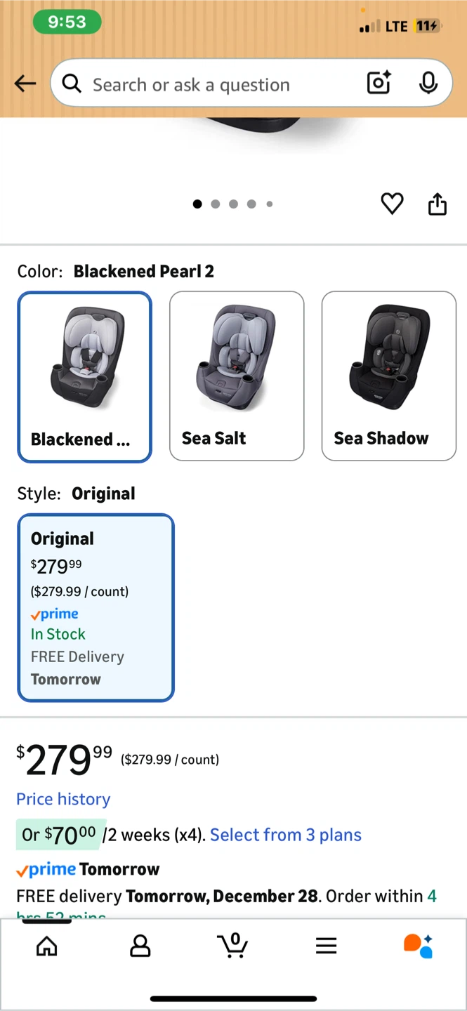 Maxi-Cosi Pria All-in-One Convertible Car Seat - photo 3