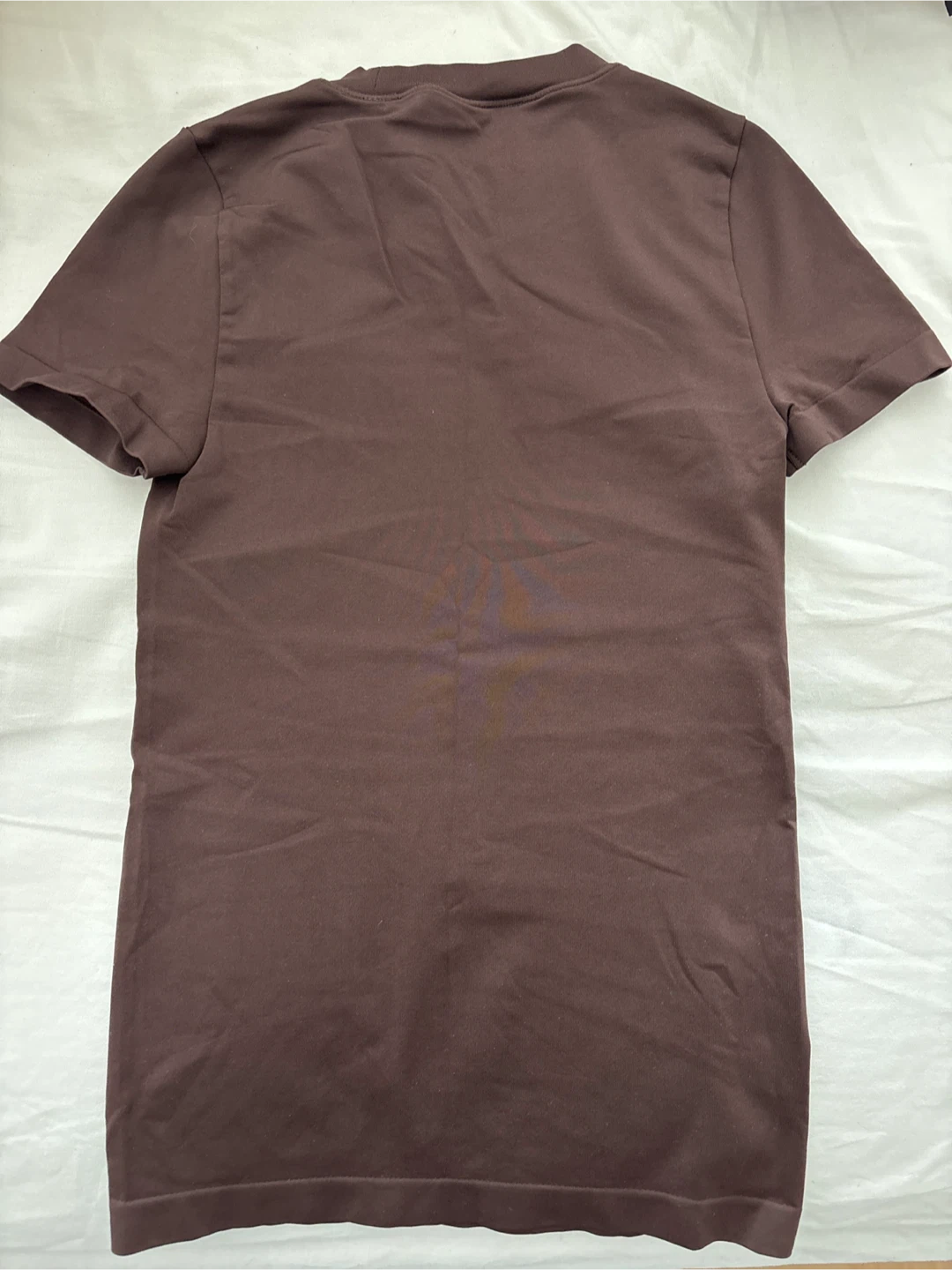 Aritzia Seamless Shirt - 2XS - Brown - photo 2