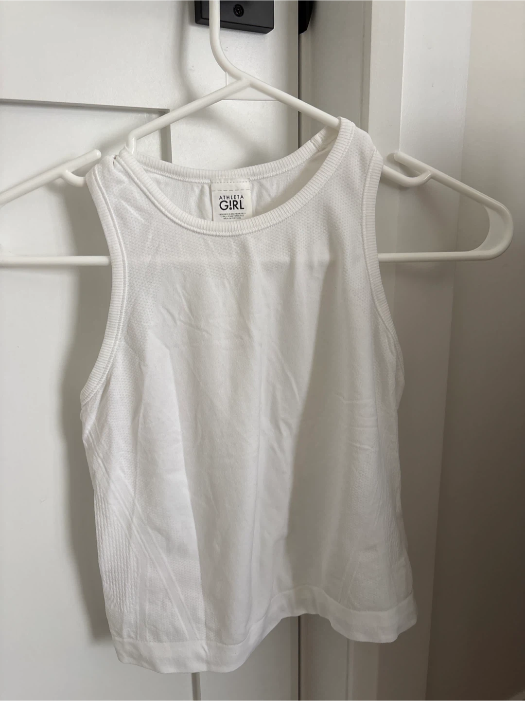 Athleta Girl Child Size White Tank Top - Size M/8-10 - photo 2