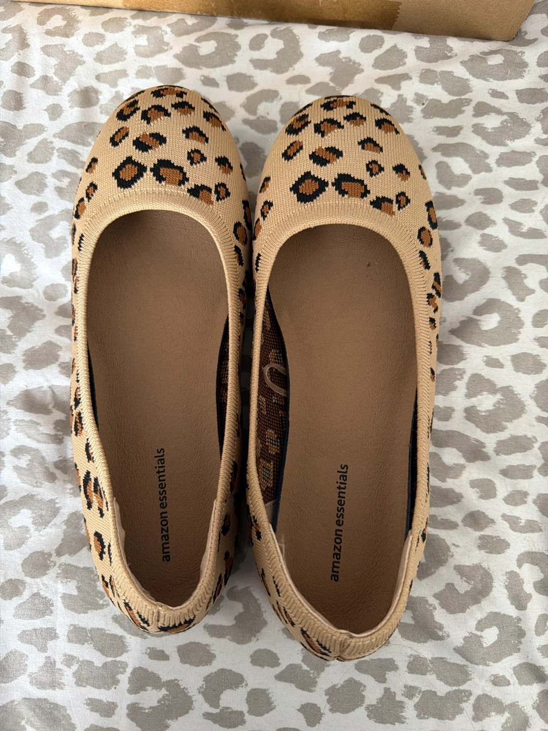 Amazon Essentials Leopard Print Ballet Flats
