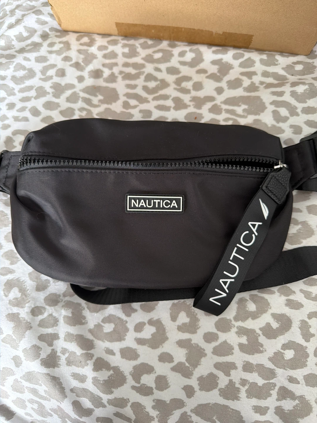 Nautica Black Belt Bag