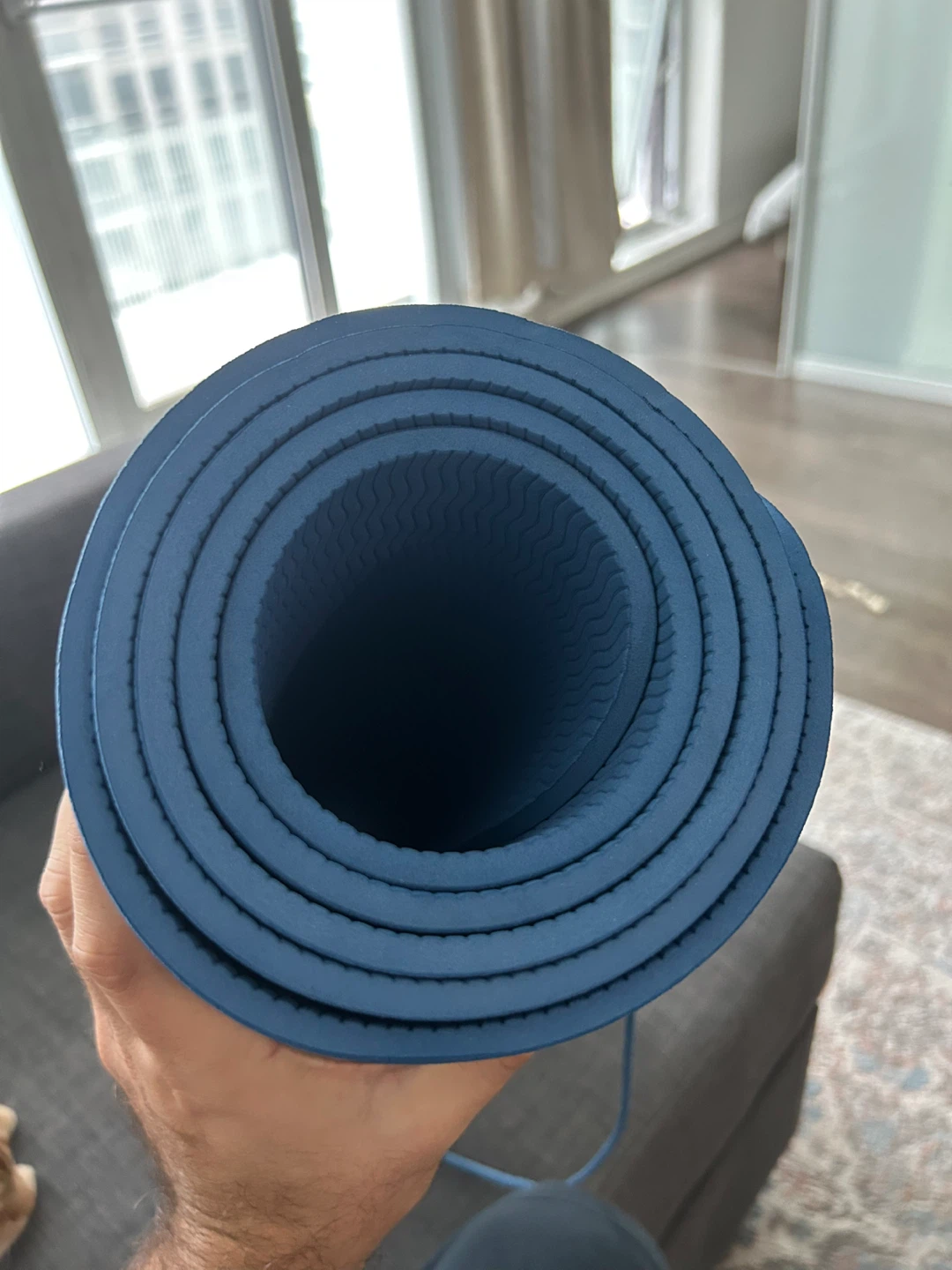 EKKO Blue Yoga Mat 6mm - photo 2