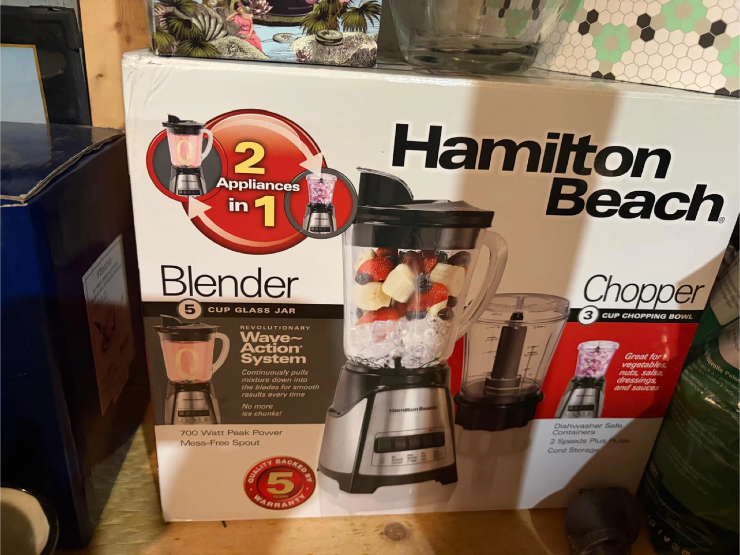 Hamilton Beach 2-in-1 Blender & Chopper