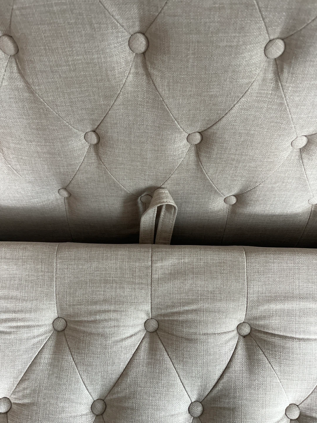 Tufted Storage Bench with Backrest - photo 3