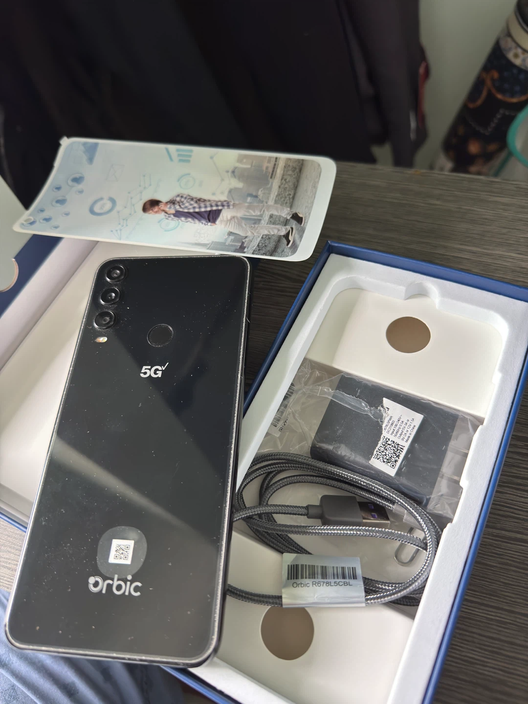 New Orbic MYRA 5G Black Smartphone - photo 2
