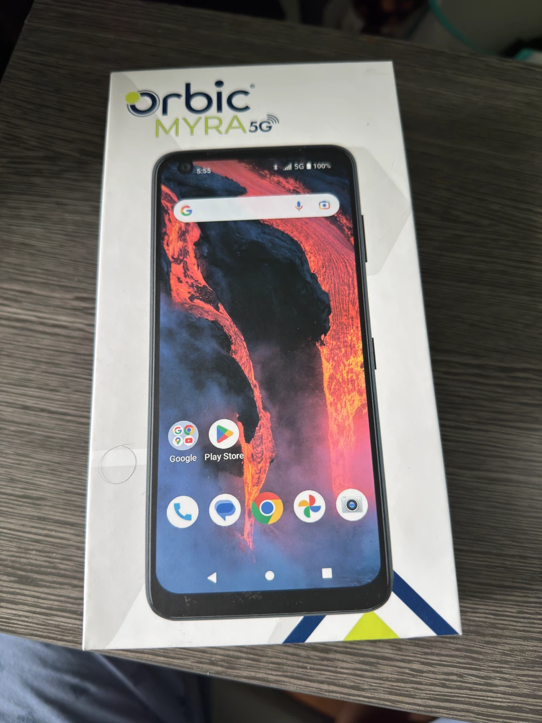 New Orbic MYRA 5G Black Smartphone