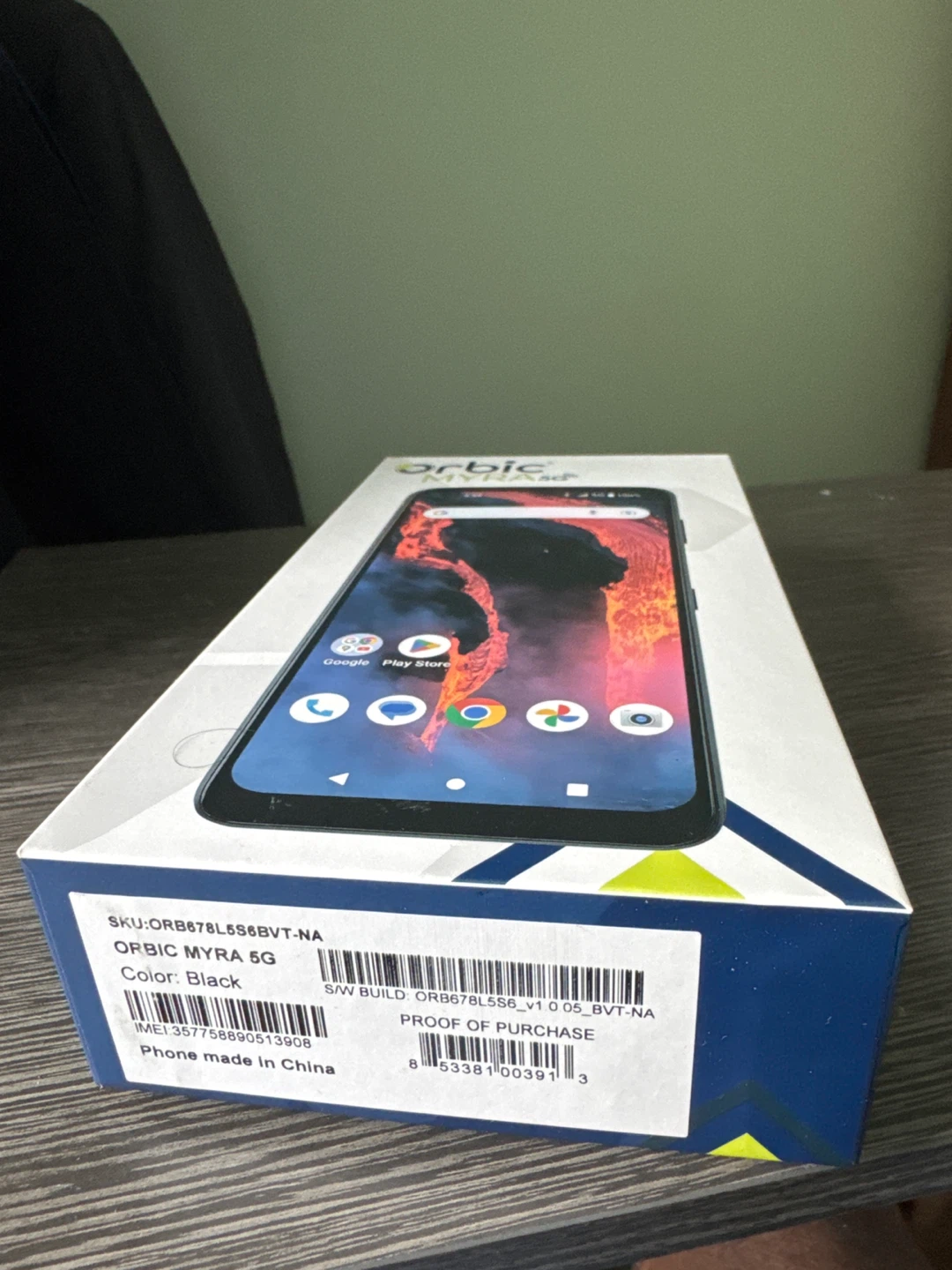New Orbic MYRA 5G Black Smartphone - photo 4