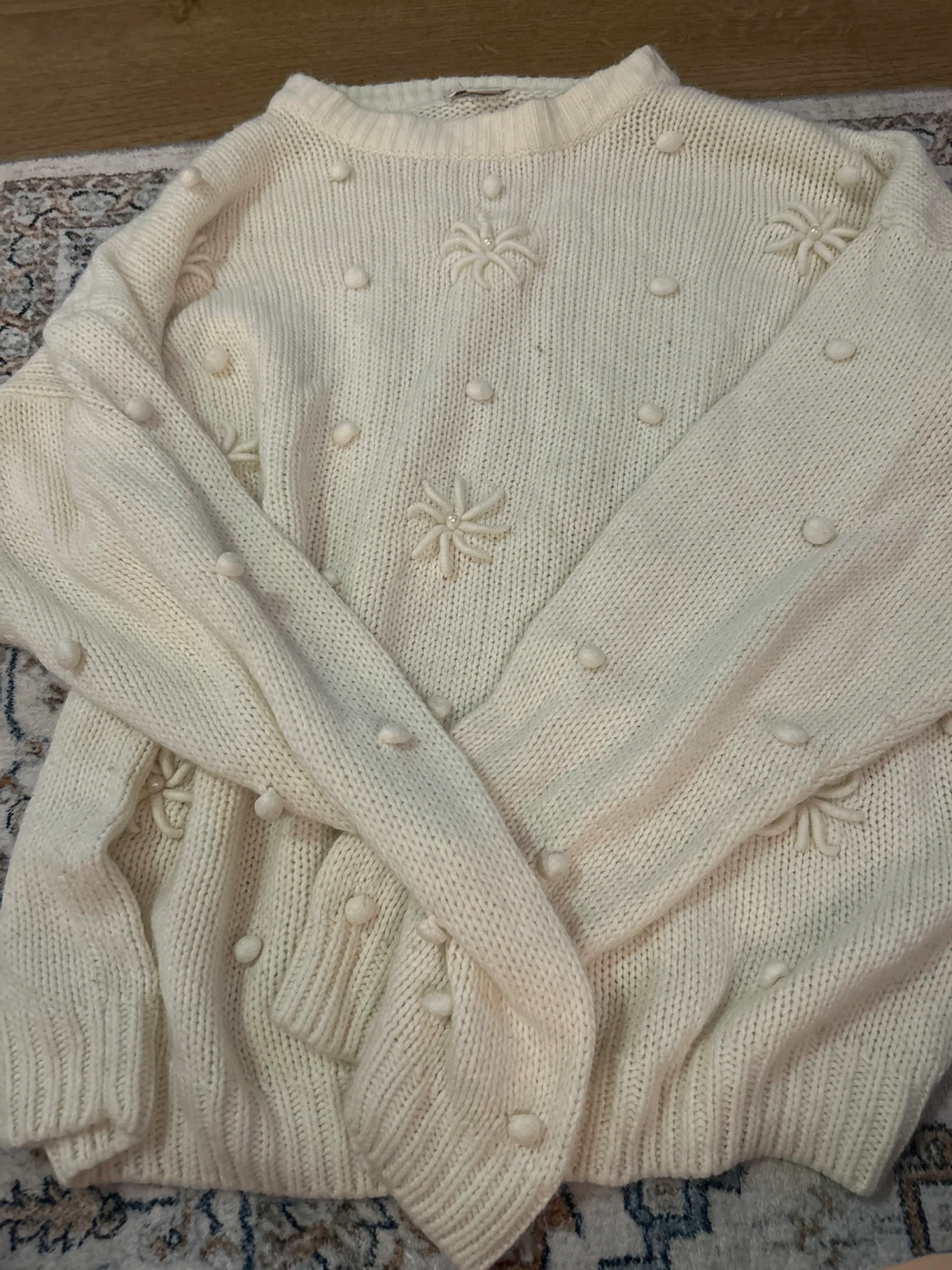 Instyle Cream Sweater - Free Size - photo 2